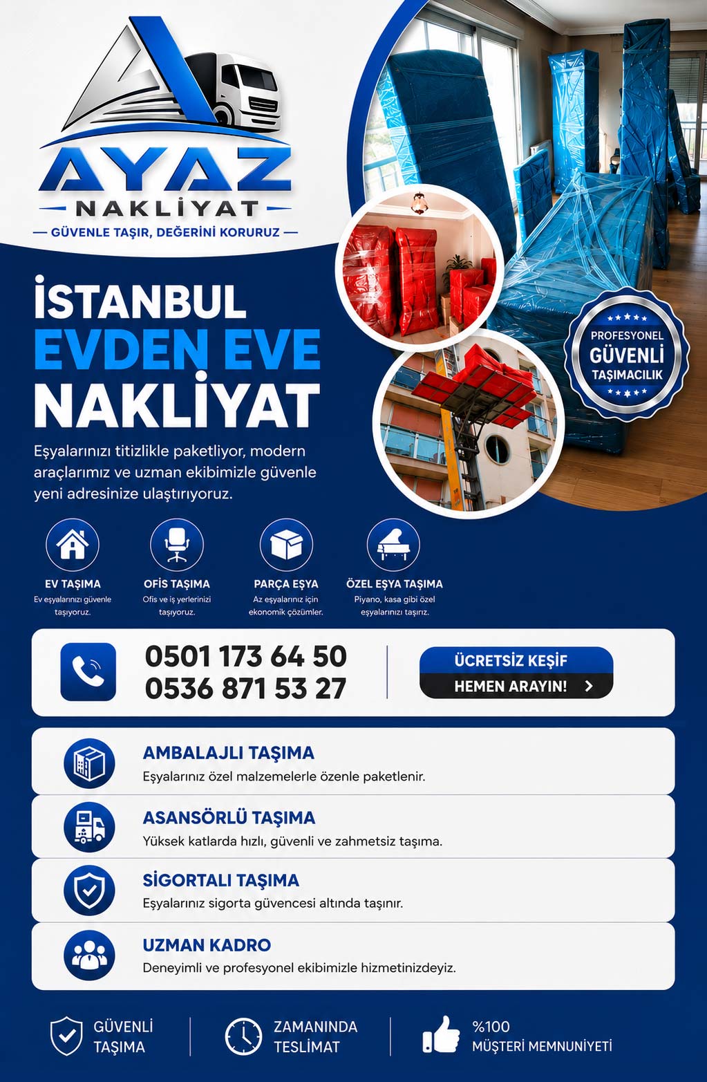 İstanbul Evden Eve Nakliyat - Ayaz Nakliyat