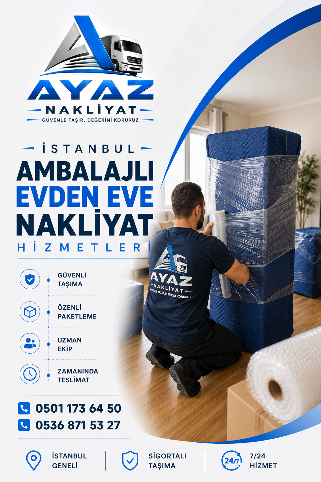 İstanbul Evden Eve Nakliyat - Ayaz Nakliyat